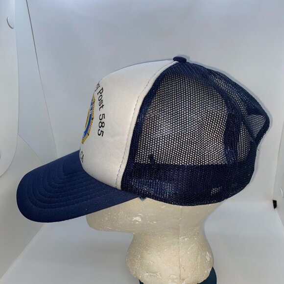 Vintage American Legion San Carlos California Lloyd J Tobey Snapback Trucker Hat - Picture 2 of 5